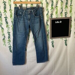 Ag Adriano Goldschmied Tomboy Crop Relaxed Straight Crop Jeans A5
